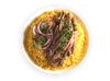 Beef Shawarma Platter with Toum