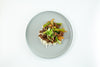 (Keto) Chinese Pepper Steak with Cauli Rice and Mushroom Pepper Stir Fry