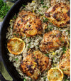 Bulk Up Brown rice with Grilled Chicken